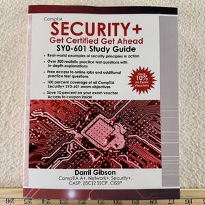 CompTIA Security+ SY0-601 Study Guide‎ Get Certified Get Ahead